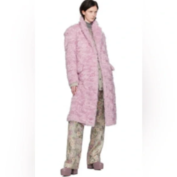 DRIES VAN NOTEN Coat Lilac FR34 / US 2/4 $3450.Brand New. Stunning!Timeless!